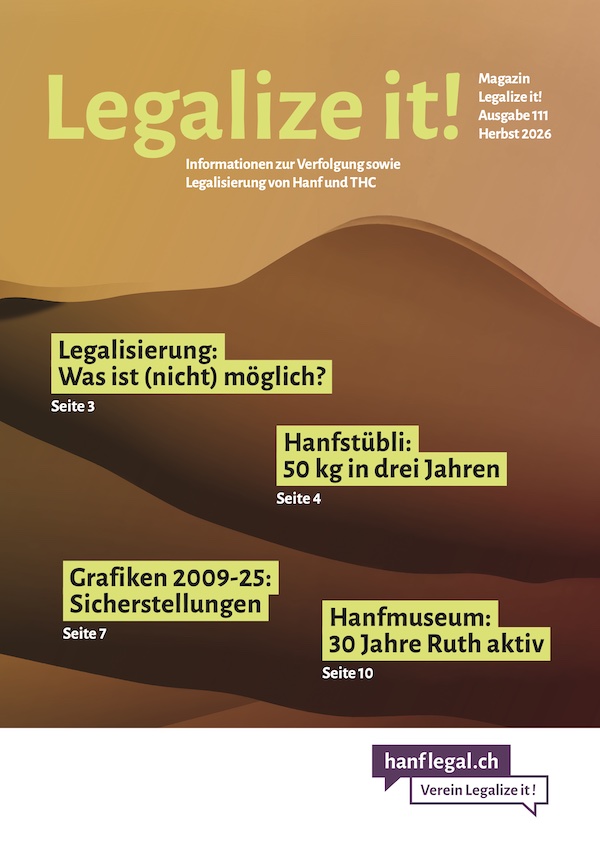 Magazin Legalize it! Nr. 111 - Herbst 2026