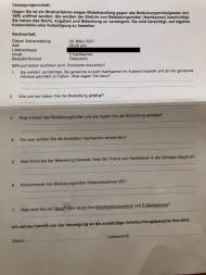 Questionnaire cantonal police Zurich about hemp seeds (2/2) - CLICK TO ENLARGE